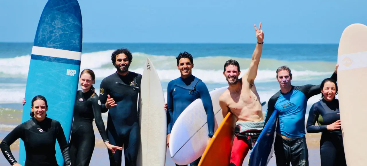 Agadir Surfing Lessons with a professional instructor